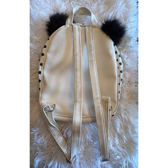 A Signature Justice Kids Backpack With Polka Dots & Furry Ears - Picture 3 of 14